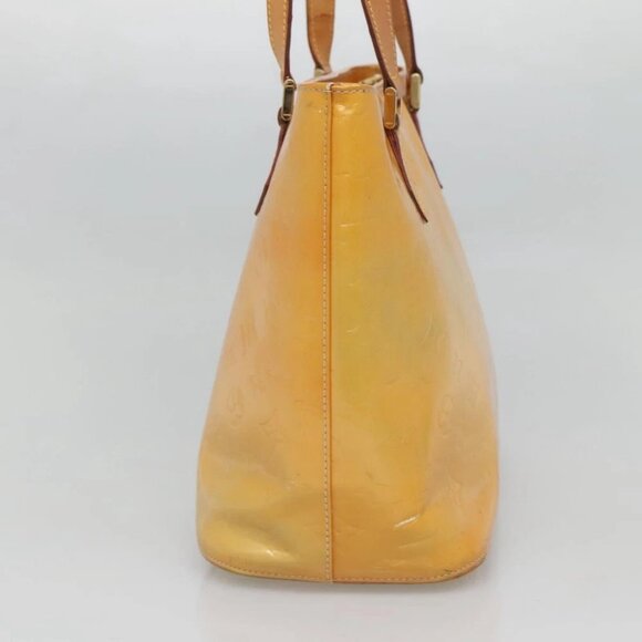 LOUIS VUITTON Monogram Vernis Houston Hand Bag Gris - Picture 4 of 16